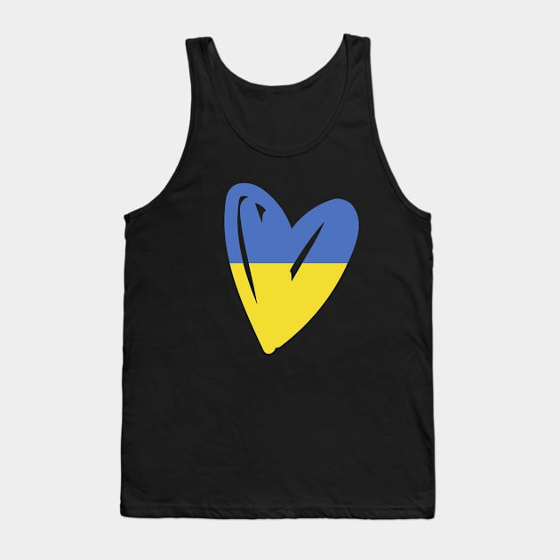 Love for Ucraine Tank Top by Pacesyte